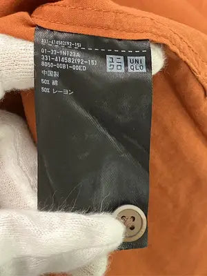 UNIQLO/ユニクロ/シャツ/ブラウス/トップス/オレンジ/M
