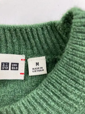 UNIQLO/ユニクロ/ニット/セーター/トップス/グリーン/M