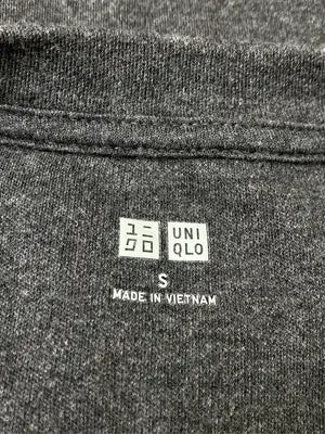 UNIQLO/ユニクロ/Tシャツ/カットソー/トップス/グレー/S