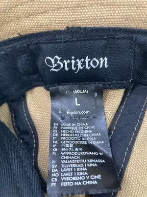 brixton/ブリクストン/バケットハット/帽子/ベージュ/L