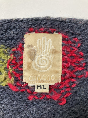 amano/カーディガン/ボレロ/トップス/ブラック/M/L