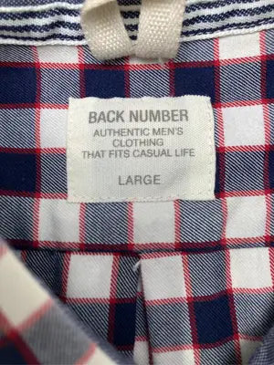 BACK NUMBER/バックナンバー/シャツ/ブラウス/トップス/ネイビー/LARGE