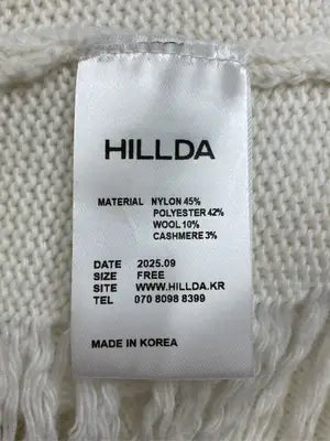 HILLDA/カーディガン/ボレロ/トップス/ホワイト/FREE