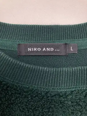 niko and .../ニコアンド/ニット/セーター/トップス/グリーン/L