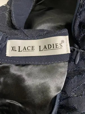 LACE LADIES/レースレディース/ドレス/ワンピース/ドレス/ブルー/XL