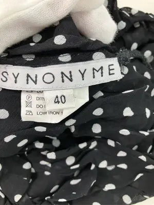 SYNONYME PARIS/シャツ/ブラウス/トップス/ブラック/40
