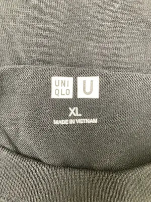 UNIQLO U/ユニクロユー/Tシャツ/カットソー/トップス/ブラック/XL