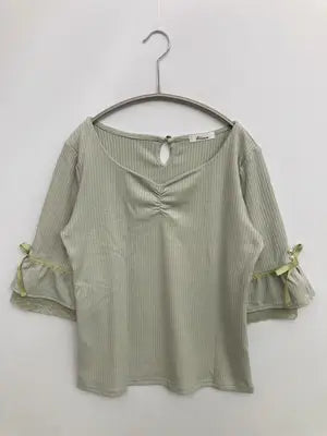 Allamanda/アラマンダ/Tシャツ/カットソー/トップス/ライトグリーン/M
