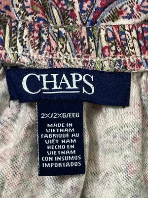 CHAPS/チャップス/Tシャツ/カットソー/トップス/パープル/2X