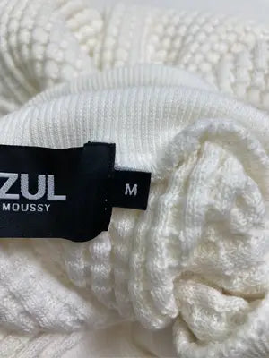 AZUL by MOUSSY/アズールバイマウジー/ニット/セーター/トップス/ホワイト/M