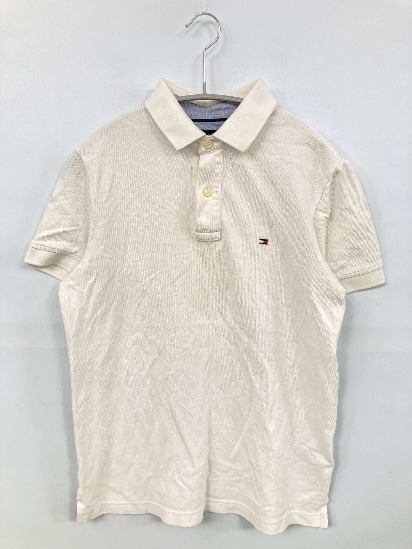 TOMMY HILFIGER/トミーヒルフィガー/ポロシャツ/トップス/ホワイト/S