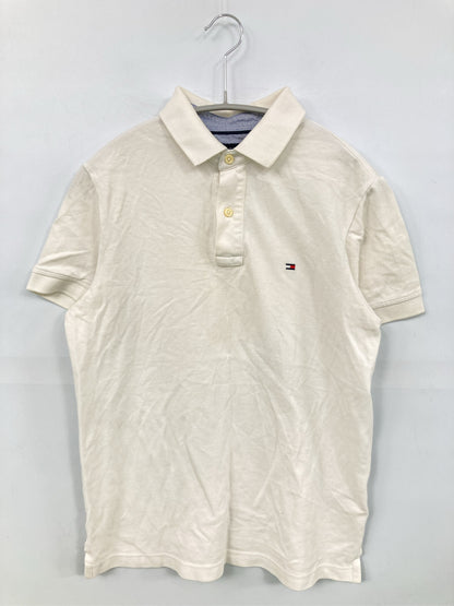 TOMMY HILFIGER/トミーヒルフィガー/ポロシャツ/トップス/ホワイト/S