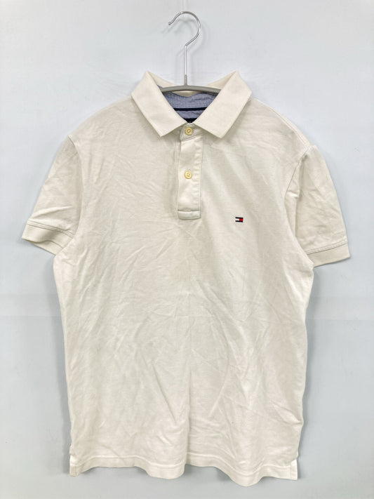 TOMMY HILFIGER/トミーヒルフィガー/ポロシャツ/トップス/ホワイト/S
