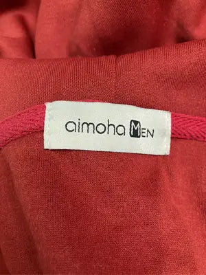 aimoha MEN/アイモハメン/パーカー/トップス/レッド/XL
