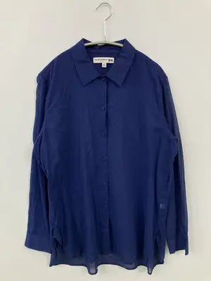UNIQLO/ユニクロ/シャツ/ブラウス/トップス/ネイビー/M