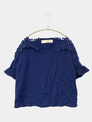 tocco closet/シャツ/ブラウス/トップス/ネイビー/M-L