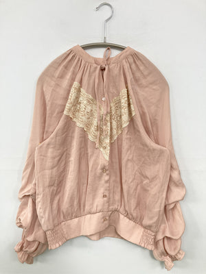 AS KNOW AS PINKY/アズノゥアズピンキー/シャツ/ブラウス/トップス/ピンク/*