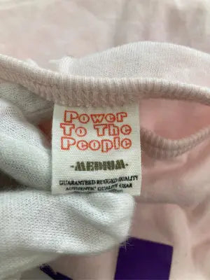 POWER TO THE PEOPLE/パワートゥザピープル/Tシャツ/カットソー/トップス/ピンク/MEDIUM