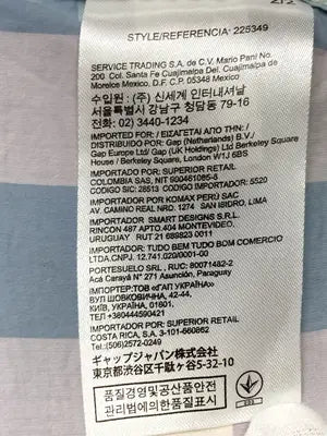 GAP/ギャップ/シャツ/ブラウス/トップス/スカイブルー/XS