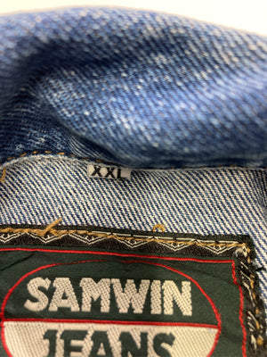 SAMWIN JEANS/ベスト/トップス/ブルー/XXL