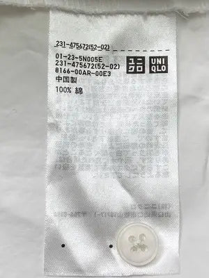 UNIQLO/ユニクロ/シャツ/ブラウス/トップス/ホワイト/L