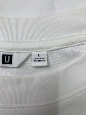 UNIQLO U/ユニクロユー/Tシャツ/カットソー/トップス/ホワイト/L