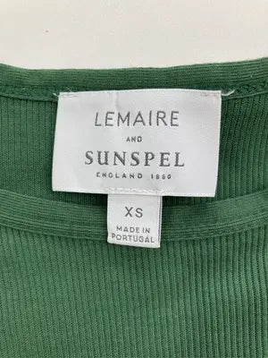 LEMAIRE and SUNSPEL/Tシャツ/カットソー/トップス/グリーン/XS