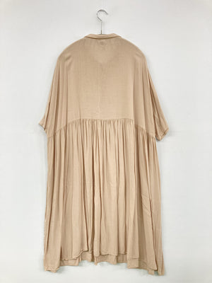 merlot/メルロー/シャツワンピース/ワンピース/ドレス/ベージュ