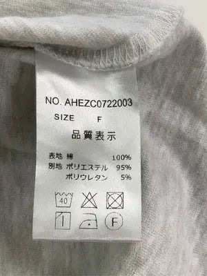 Auntie Rosa/Tシャツ/カットソー/トップス/グレー/F