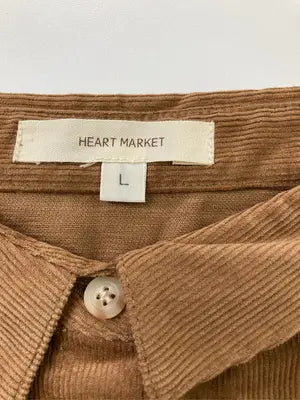 HEART MARKET/ハートマーケット/シャツワンピース/ワンピース/ドレス/ブラウン/L