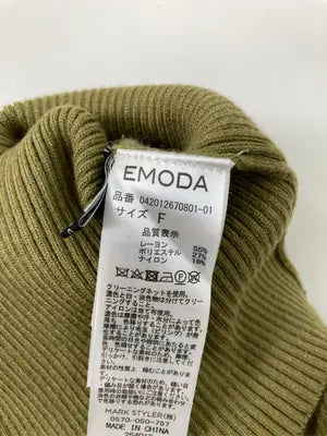 EMODA/エモダ/ニット/セーター/トップス/カーキ/F