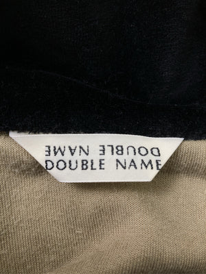 DOUBLE NAME/ダブルネーム/Tシャツ/カットソー/トップス/ブラック/F