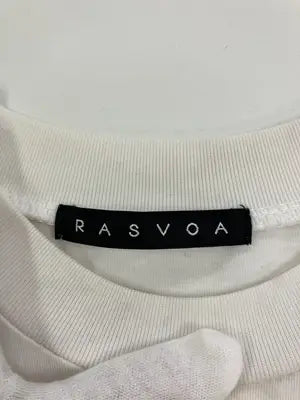 RASVOA/ラスボア/Tシャツ/カットソー/トップス/ホワイト