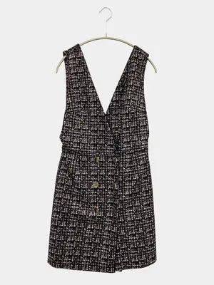 ZARA/ザラ/ジャンパースカート/ワンピース/ドレス/ブラック/USA XS