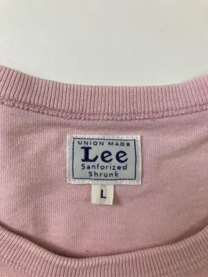 Lee/リー/Tシャツ/カットソー/トップス/ピンク/L