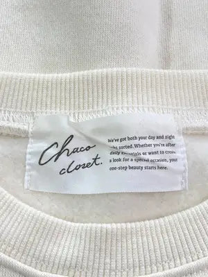 Chaco closet/チャコクローゼット/スウェット/トップス/アイボリー/F
