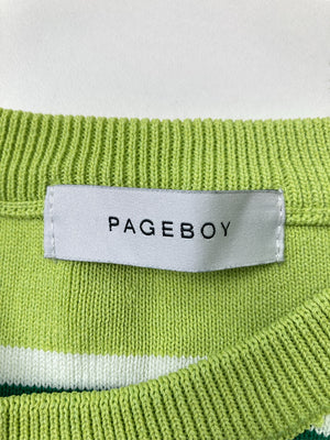 PAGEBOY/ペイジボーイ/ノースリーブ/トップス/グリーン/F