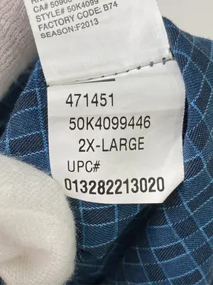 VAN HEUSEN/ヴァンヒューゼン/シャツ/ブラウス/トップス/ブルー/XXL