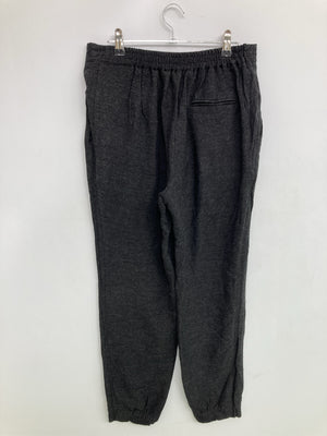 ZARA BASIC/ザラベーシック/スラックス/パンツ/ブラック/M