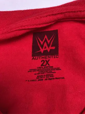 WWE/Tシャツ/カットソー/トップス/レッド/2X