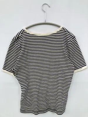 MARITHE FRANCOIS GIRBAUD/マリテフランソワジルボー/Tシャツ/カットソー/トップス/ネイビー/M