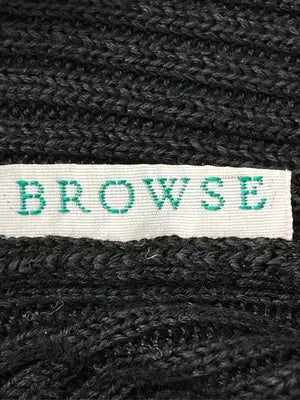 BROWSE/ニット/セーター/トップス/ブラック/M