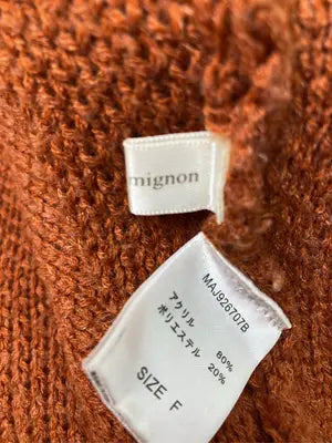 apres jour mignon/アプレジュールミニョン/カーディガン/ボレロ/トップス/オレンジ/F