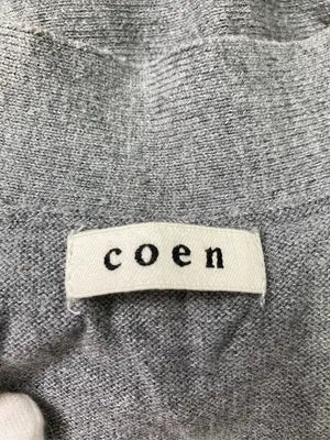 coen/コーエン/カーディガン/ボレロ/トップス/グレー/F