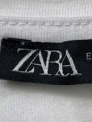 ZARA/ザラ/Tシャツ/カットソー/トップス/ホワイト/USA M