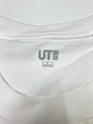 UNIQLO/ユニクロ/Tシャツ/カットソー/トップス/ホワイト/L