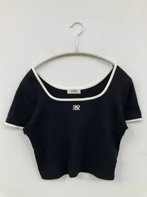 Evris/エヴリス/Tシャツ/カットソー/トップス/ブラック/F