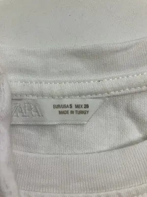 ZARA/ザラ/Tシャツ/カットソー/トップス/ホワイト/EUR/USA S