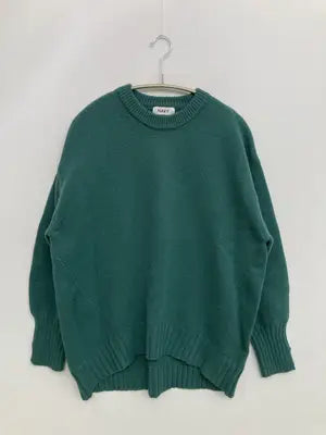 NAVY/ネイビー/ニット/セーター/トップス/グリーン/M