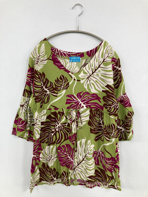 mariee's maika'i/チュニック/ワンピース/ドレス/ライトグリーン/L